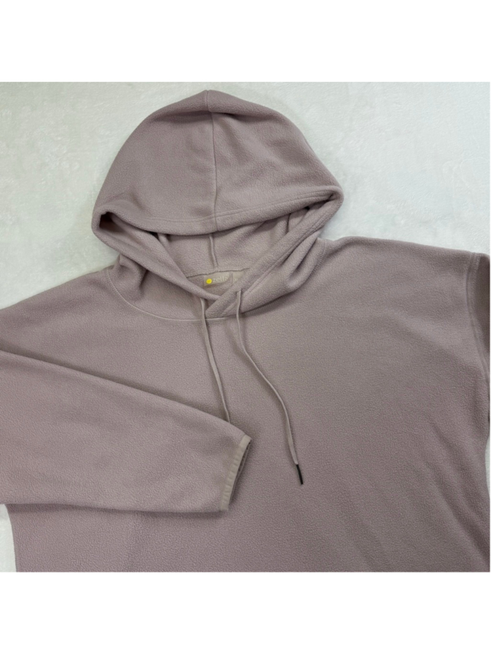 Women's Zella Fleece Hoodie XL Mauve Lavender Thumb Holes